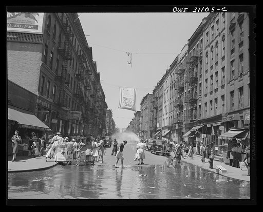 New York, New York. Saturday afternoon street scene on the East Side
