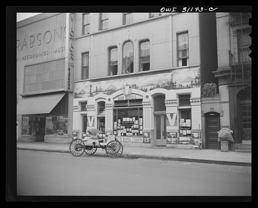 New York, New York. Scene on Fifty-second Street