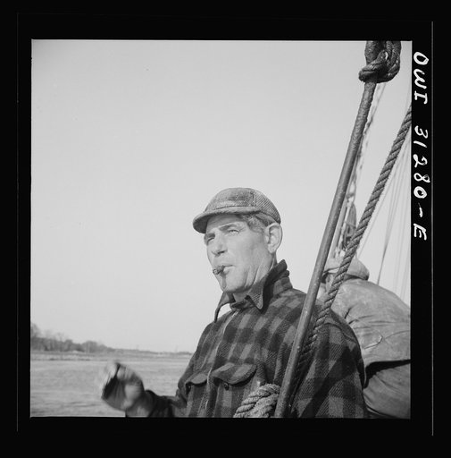 On board the fishing boat Alden out of Gloucester, Massachusetts. Vito Gioclone. Gloucester, Massachusetts