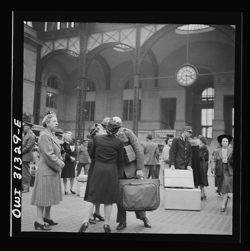 New York, New York. A scene in the Pennsylvania station