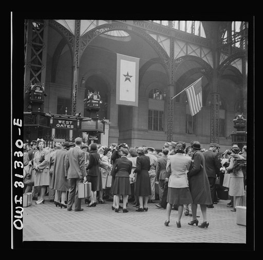 New York, New York. A scene in the Pennsylvania station