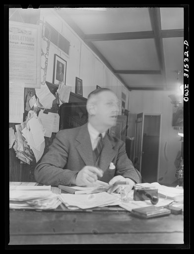 Untitled photo, possibly related to: Oswego, New York. William P. O'Brien of the Neal-O'Brien lumber company