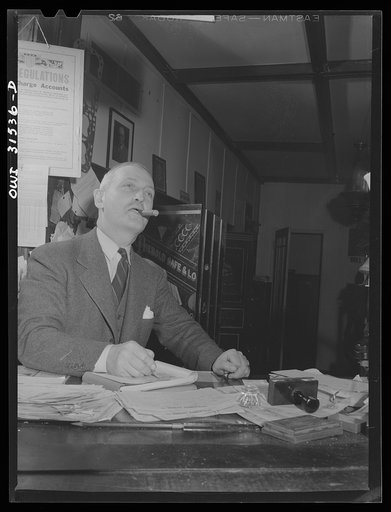 Untitled photo, possibly related to: Oswego, New York. William P. O'Brien of the Neal-O'Brien lumber company