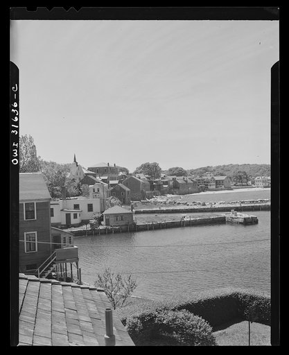 Rockport, Massachusetts. A scene along the waterfront