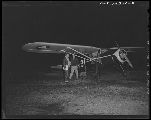 Bar Harbor, Maine. Civil Air Patrol base headquarters of coastal patrol no. 20. Dawn patrol