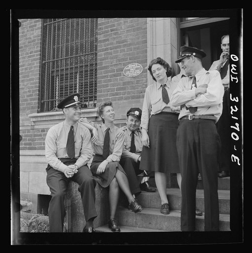 Washington, D.C. A group of Capitol Transit Company operators