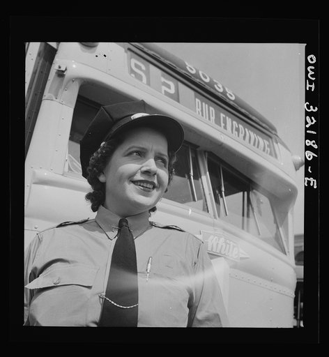 Washington, D.C. Hattie B. Sheehan, a streetcar operator of the Capitol Transit Company