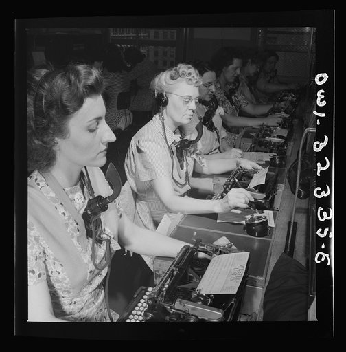Washington, D.C. Telephone operators at the telegraph office