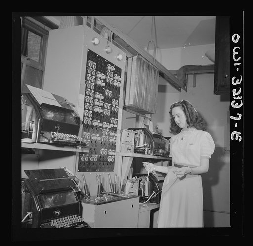 Washington, D.C. Miss Kathryne Lister, a switching clerk at the Western Union telegraph office