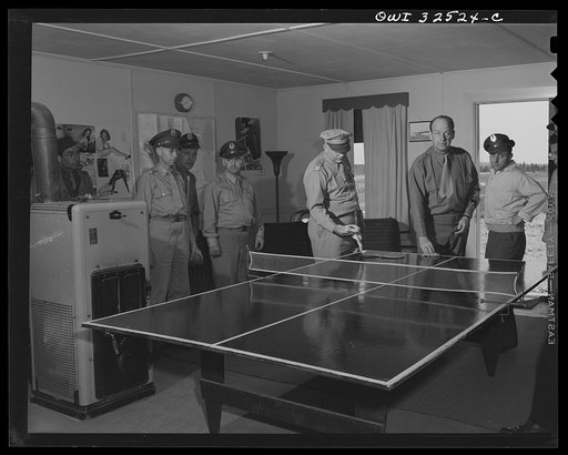 Untitled photo, possibly related to: Bar Harbor, Maine. Civil Air Patrol base headquarters of coastal patrol no. 20. Classes in submarine detection and shipping identification are held each morning after dawn patrol