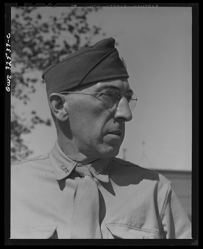 Bar Harbor, Maine. Civil Air Patrol base headquarters of coastal patrol no. 20. Airport guard