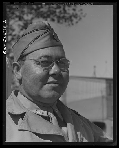 Bar Harbor, Maine. Civil Air Patrol base headquarters of coastal patrol no. 20. Airport guard