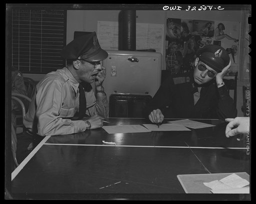 Bar Harbor, Maine. Civil Air Patrol base headquarters of coastal patrol no. 20. Submarine detection school