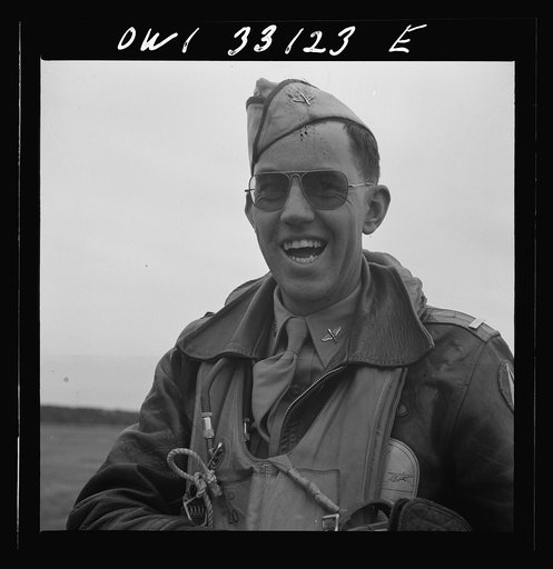 Bar Harbor, Maine. Civil Air Patrol base headquarters of coastal patrol no. 20. A flyer