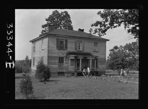 Keysville, Virginia. Randolph Henry High School. House of one of the vocational agriculture students, where eleven students live