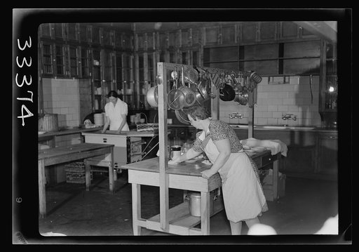 Keysville, Virninia. Randolph Henry High School. Kitchen of cafeteria