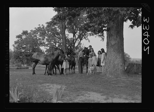 Keysville, Virginia. Family of one of the students of Randolph Henry High School