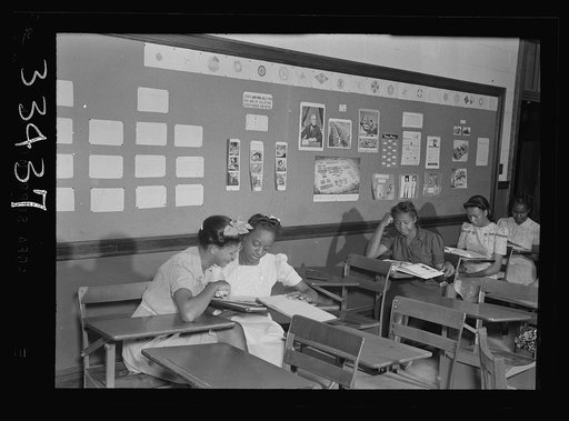 Charlotte Court House, Virginia. Central High School. Classroom