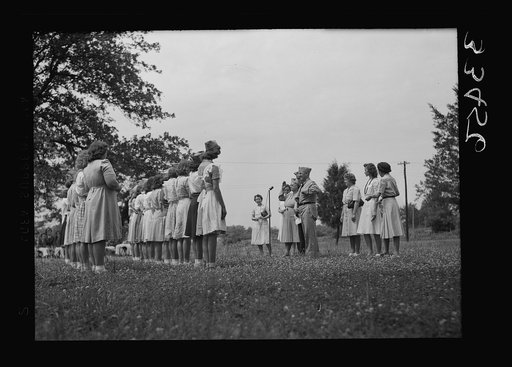 Keysville, Virginia. Randolph Henry High School. Awarding Victory Corps insignia