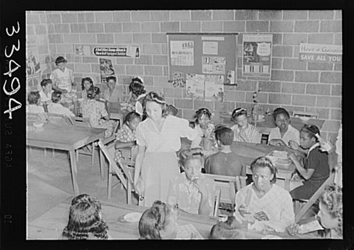 Charlotte Court House, Virginia. Central High School. Lunchroom. Students usually bring lunch from home and buy one or two things in cafeteria