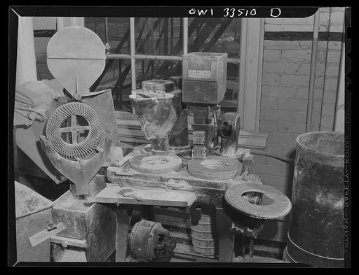 Parke, Davis and Company, manufacturing chemicals, Detroit, Michigan. A capsule filling machine