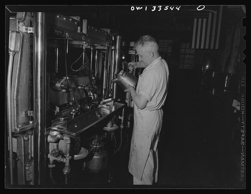 Parke, Davis and Company, manufacturing chemists, Detroit, Michigan. An automatic empty gelatin capsule machine