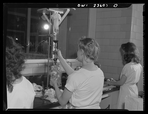 Parke, Davis and Company, manufacturing chemists, Detroit, Michigan. Production of pertussis vaccine