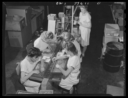 Parke, Davis and Company, manufacturing chemists, Detroit, Michigan. Automatically labeling ampoules