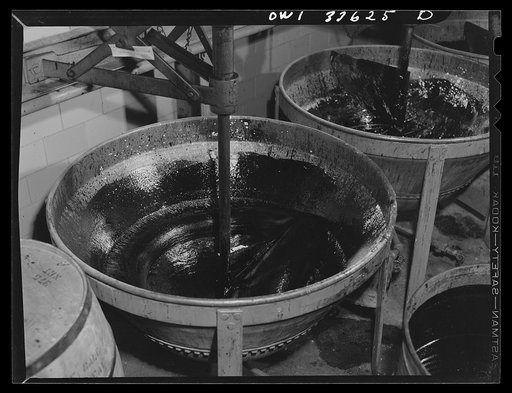 Parke, Davis and Company, manufacturing chemists, Detroit, Michigan. A step in the process of reducing fluid extracts to solid extracts