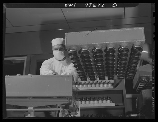 Parke, Davis and Company, manufacturing chemists, Detroit, Michigan. Dehydration equipment used in the manufacture of blood plasma
