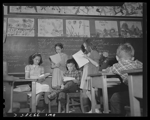 Schenectady, New York. Casting and first reading of the play Heidi at the Oneida School