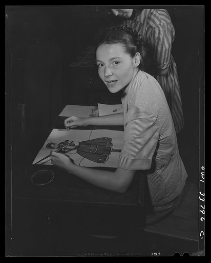 Schenectady, New York. Art class at the Oneida School