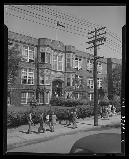 Schenectady, New York. The Oneida School, named after an Indian tribe. There are 800 students, mostly of Italian, but a few of Polish parentage