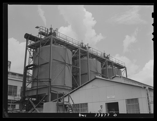 Freeport Sulphur Company, Grand Ecaille, Louisiana. A powerhouse