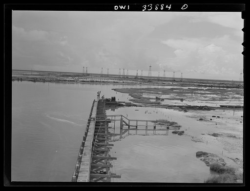 Freeport Sulphur Company, Grand Ecaille, Louisiana. Sulphur wells
