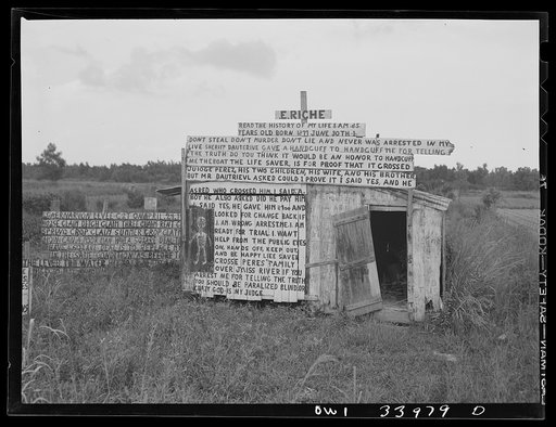 Placquemines Parish, Louisiana. Signs along the highway