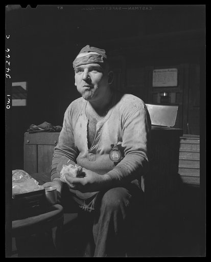 New Britain, Connecticut. Mr. Albert Zils, German-American, forty-five years old, from Minnesota, is employed at the Fafnir Bearing Company on a forge gang