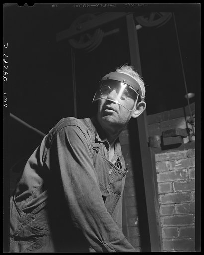 New Britain, Connecticut. Mr. Joseph Coilnick, Russian-Jew, employed at the Fafnir Bearing Company as a hammer-man on a forging crew. Mr. Coilnick is the father of two children