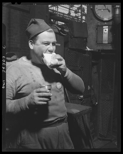 New Britain, Connecticut. Walter Velicka, Lithuanian, thirty years old, works with a forging gang at the Fafnir Bearing Company