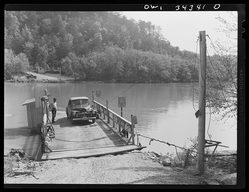 Cable ferry across Cumberland River] McCreary County, Kentucky