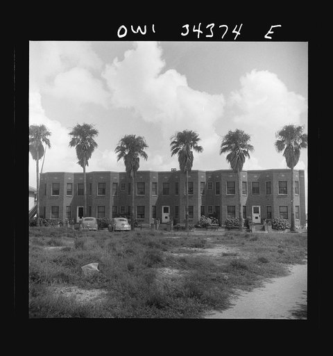 Corpus Christi, Texas. Apartment houses