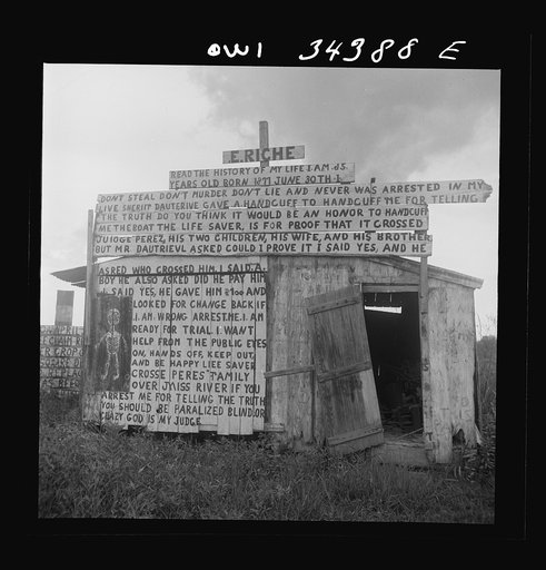 Plaquemines Parish, Louisiana. Signs along the highway