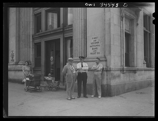 Oswego, New York. A street scene