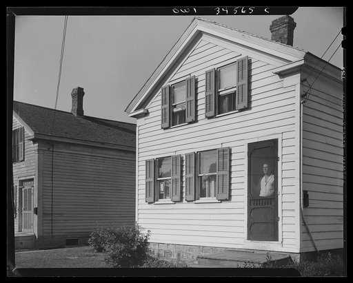 Oswego, New York. A home in the Polish section