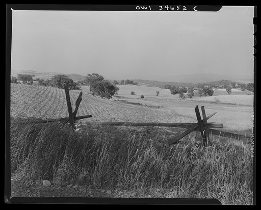 Untitled photo, possibly related to: Farmland in the Taconic range near the Hudson River Valley in New York state