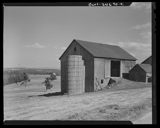 Farmland in the Catskill Country, New York state