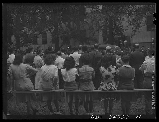 Washington, D.C. Presentation of an ambulance donated by government workers to the U.S. Army