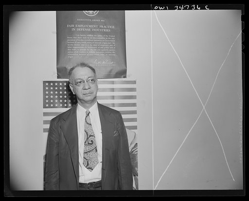 Washington, D.C. P. Bernard Young, Sr., publisher of the Norfolk Journal and Guide newspaper and member of the fair employment practice committee