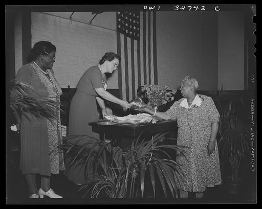 Washington, D.C. Mary McLeod Bethune at Phyllis Wheatley YWCA (Young Women's Christian Association) on Rhode Island Avenue