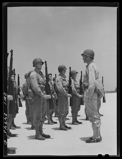 Daniel Field, Georgia. Air Service Command. Learning the manual of arms
